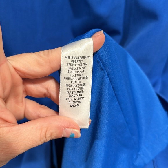 Adrianna Papell Midi Blue Dress - Picture 8 of 8